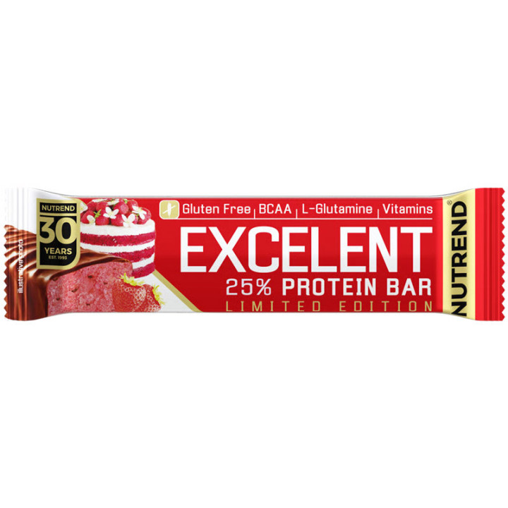 Excelent 25% Protein Bar Limited E 85g, Nutrend – świetna przekąska!