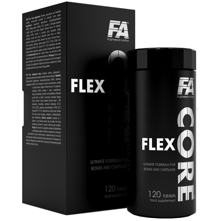 Core Flex 120 tabletek, FA – świetny na stawy, więzadła oraz chrząstki