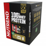 NUTREND 100% Whey Protein Pack Zestaw 2x1000g+Shaker