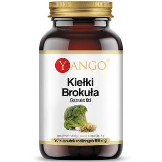 Kiełki Brokuła 90 kapsułek, Yango – wsparcie zdrowia organizmu!