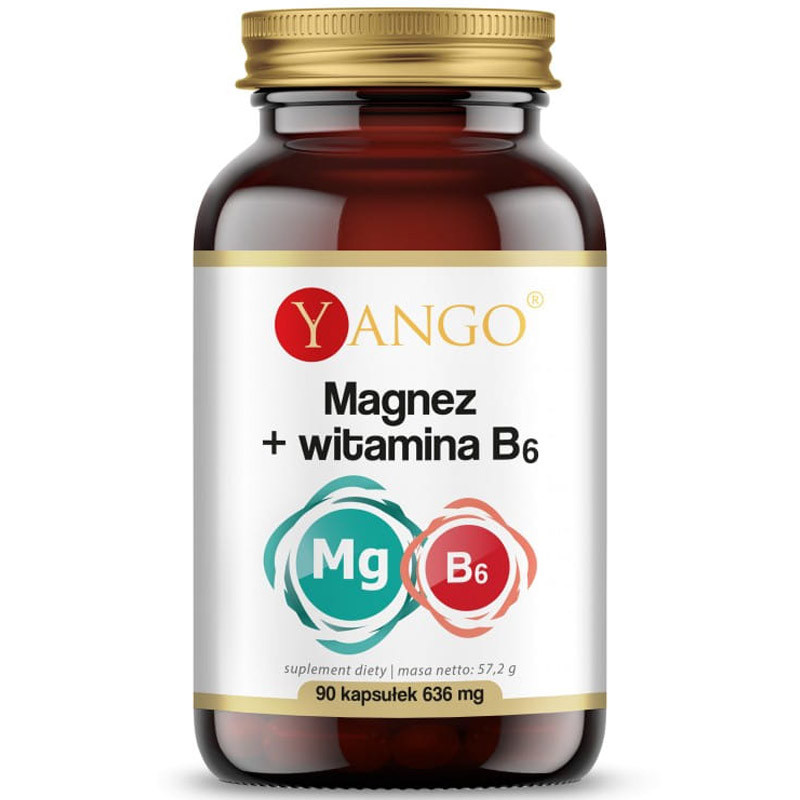 YANGO Magnez+Witamina B6 90vegcaps