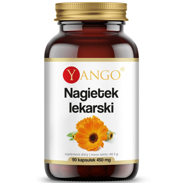 Nagietek Lekarski 90 kapsułek, Yango – wspiera zdrowie skóry!