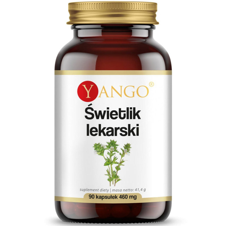 Świetlik Lekarski 90 kapsułek wegańskich, Yango – na zdrowie oczu!