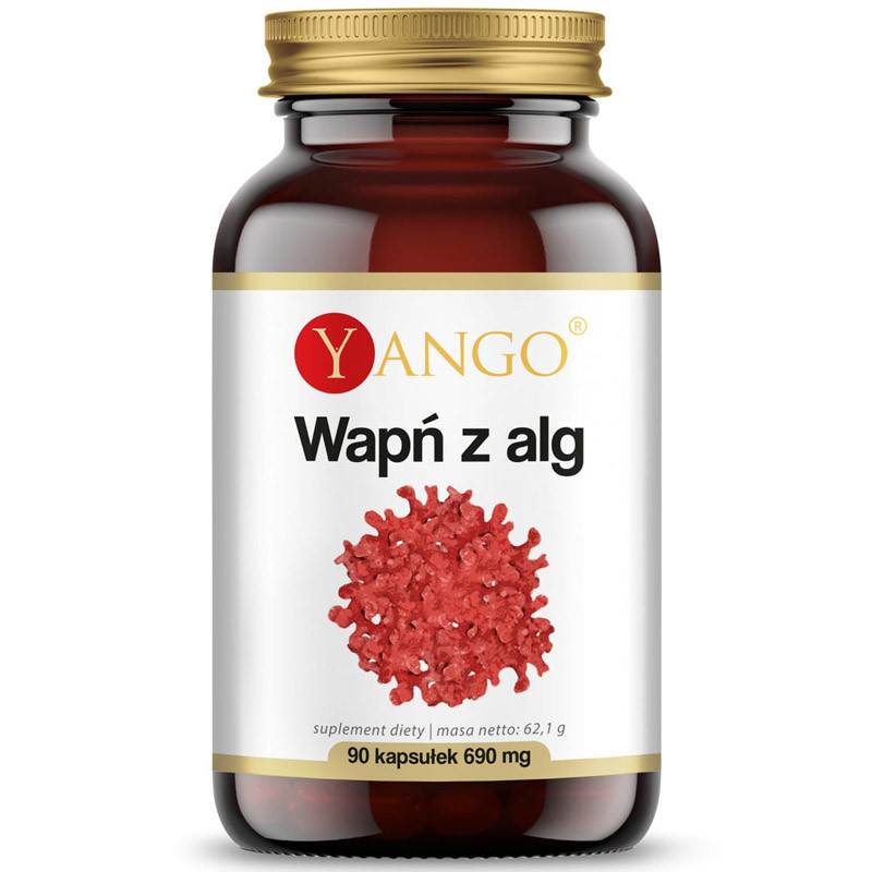 YANGO Wapń z Alg Czerwonych 90vegcaps