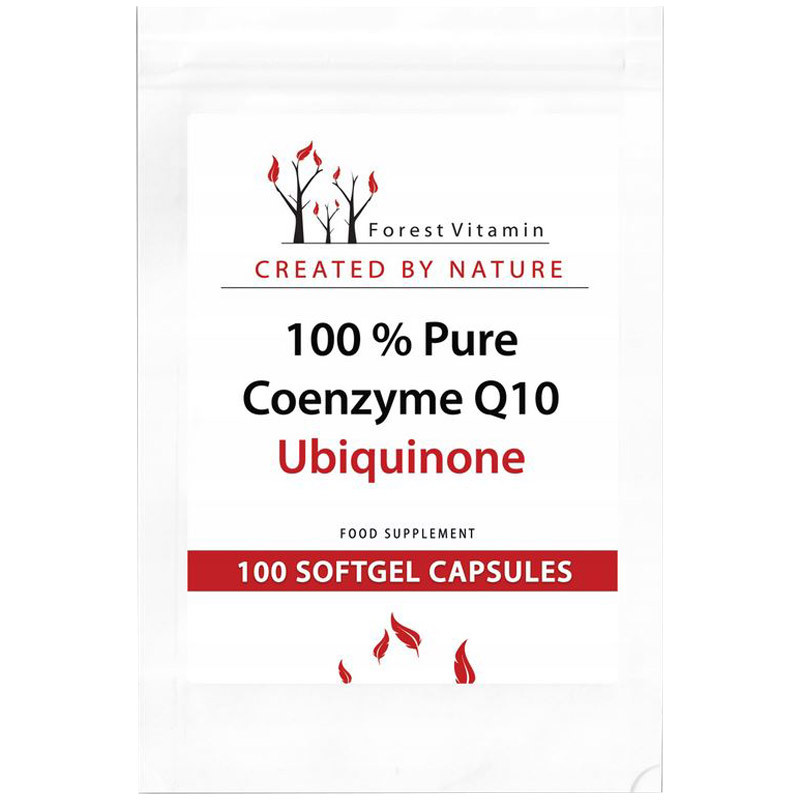 FOREST VITAMIN 100% Pure Coenzyme Q10 Ubiquinone 100caps