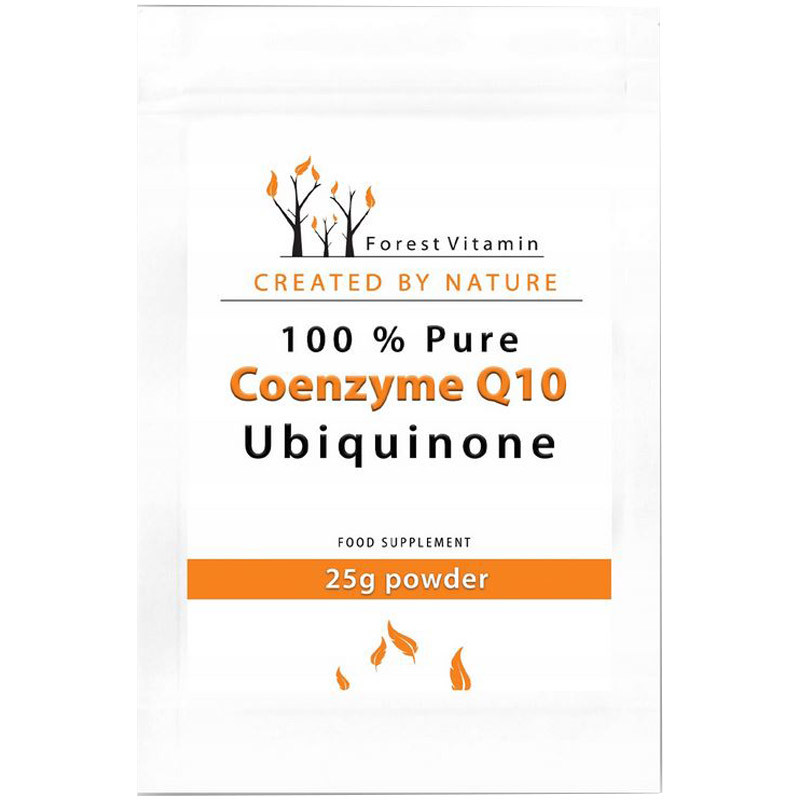 FOREST VITAMIN 100% Pure Coenzyme Q10 Ubiquinone 25g