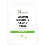 FOREST VITAMIN Vitamin D3 5000 IU K2 MK-7 100ug 100tabs
