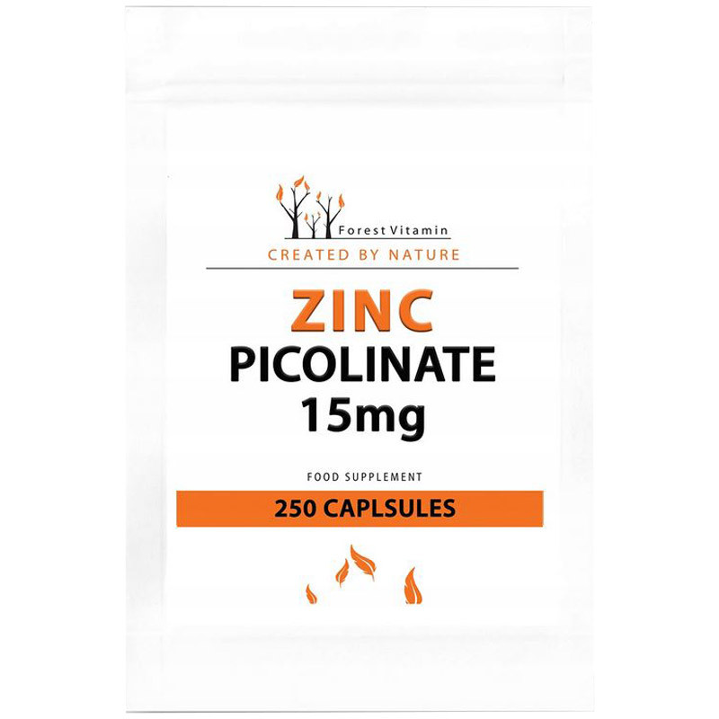 FOREST VITAMIN Zinc Picolinate 15mg 250caps