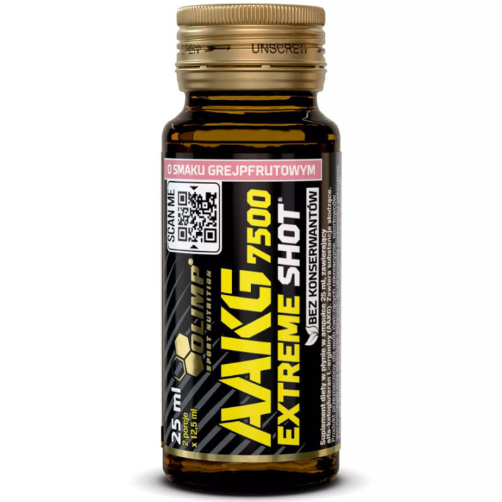 AAKG 7500 Ampułka Szklana 25ml, Olimp – niezwykła pompa na treningu!