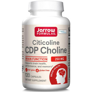 JARROW FORMULAS Citicoline CDP Choline 120caps-wpływa na pamięc i koncentrację.