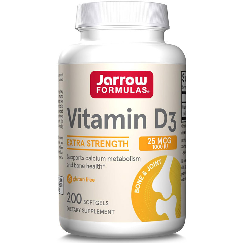 JARROW FORMULAS Vitamin D3 1000 IU 200caps