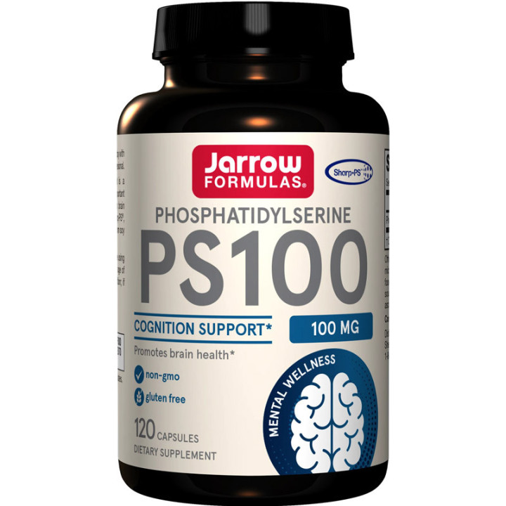 PS 100 120 kapsułek, Jarrow Formulas - preparat zwiększający zdolność uczenia się oraz poprawia samopoczucie!