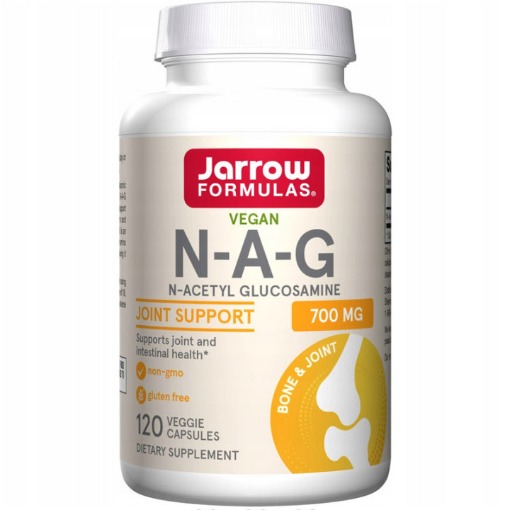 N-A-G 700mg  120 kapsułek, Jarrow Formulas – n-acetyl glukozaminy!