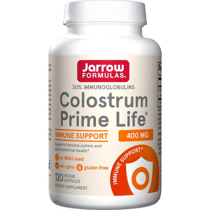 Colostrum Prime Life 120 kapsułek, Jarrow Formulas – wspomaga odporność organizmu oraz wzmacnia osłabiony organizm!