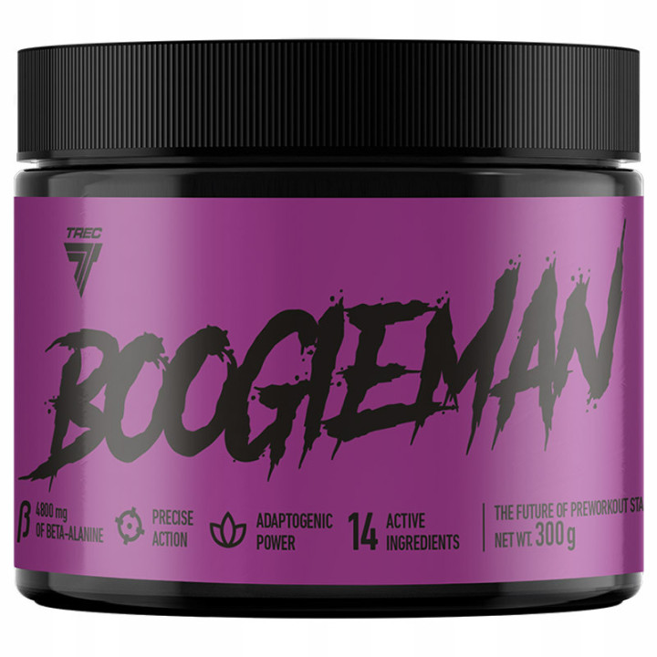 Boogieman 300g, Trec - przedtreningówka, która nie tylko pobudza, ale widocznie zwiększa efekty treningowe