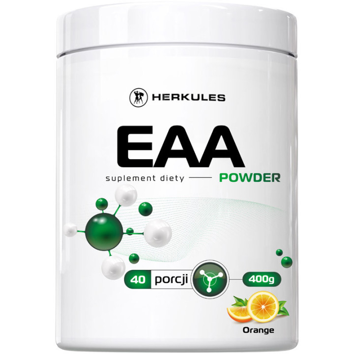 EAA Powder 400g, Herkules – okołotreningowe wsparcie regeneracji!