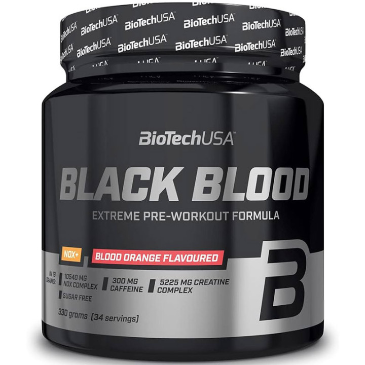 Black Blood NOX+ 340g, Biotech USA – świetny preparat przedtreningowy!