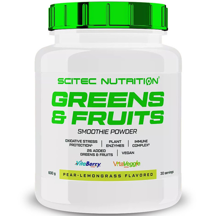 Greens&Fruits 600g, Scitec – mieszanka roślina wspierająca zdrowie!