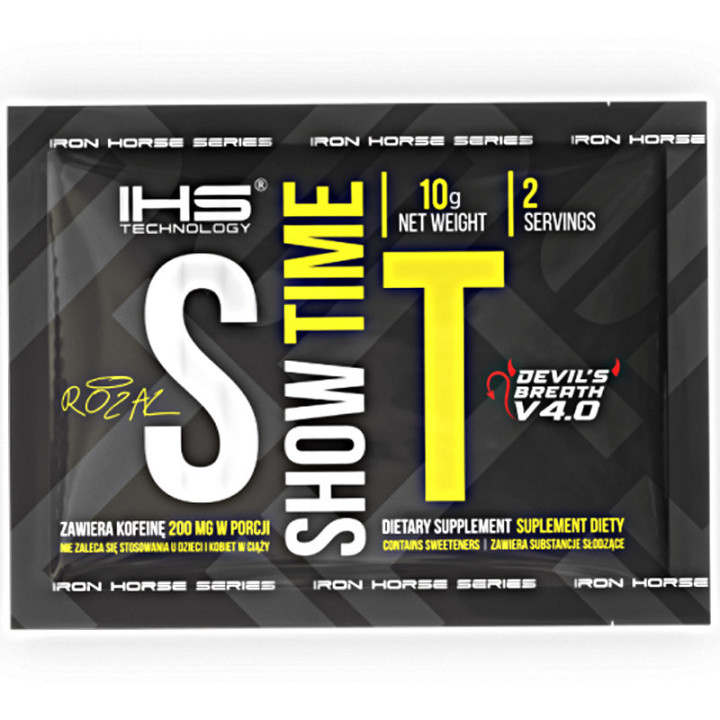 Show Time 4.0 10g, IHS – nowa odsłona świetnej przedtreningówki!