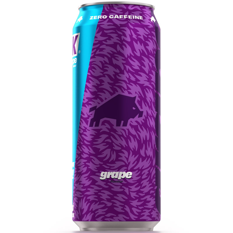 WKDZIK Dzik Zero Caffeine Zero Calorie 500ml NAPÓJ ENERGETYCZNY BEZ KOFEINY