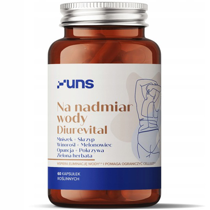 UNS Na Nadmiar Wody Diuretival 60vegcaps