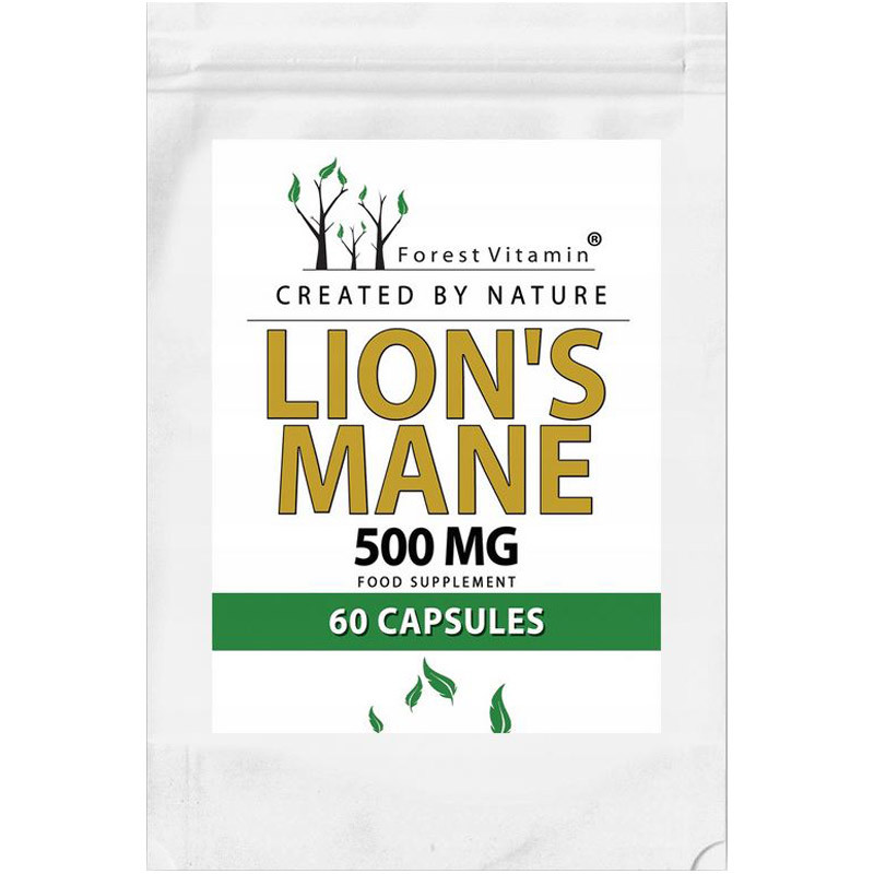 FOREST VITAMIN Lion's Mane 500mg 60caps