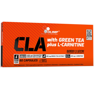 CLA With Green Tea Plus L-Carnitine 60caps, Olimp – kontrola wagi!