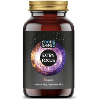 Extra Focus 90 kapsułek, Good Game Labs – wspiera koncentrację i umysł