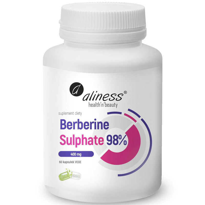 ALINESS Berberine Sulphate 98% 400mg 60vegcaps