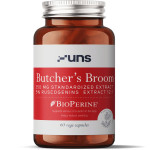 UNS Butcher's Broom 350mg Standardized Extract 5% Ruscogenins Extract 12:1 60vegcaps