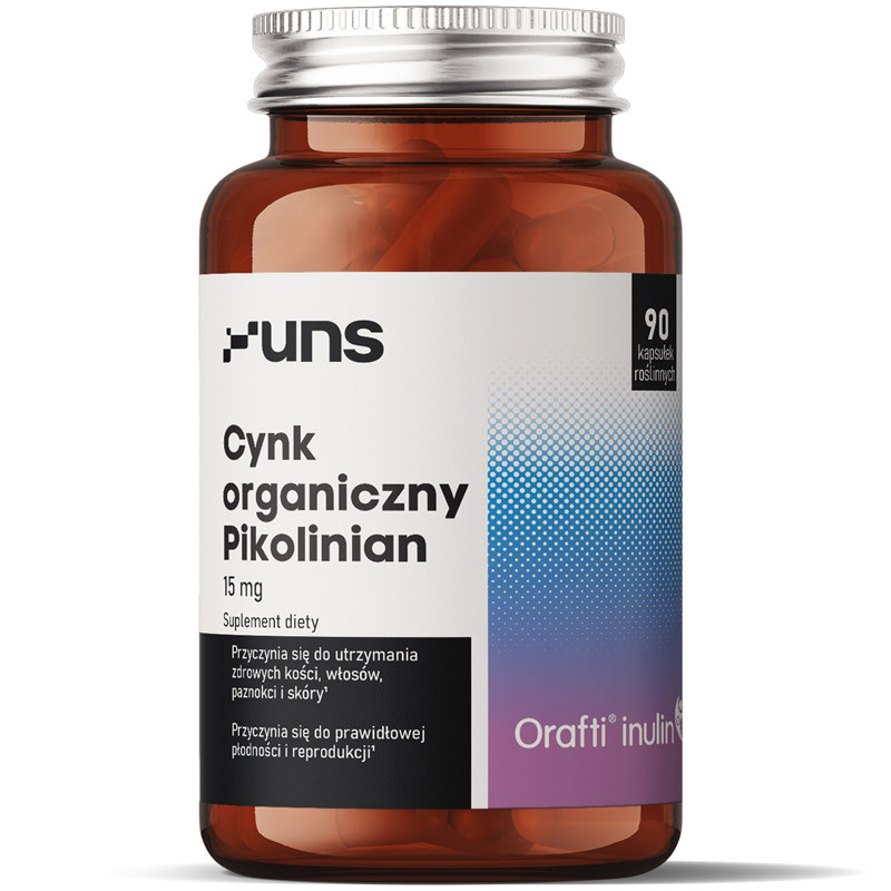 UNS Cynk Organiczny Pikolinian 15mg 90vegcaps