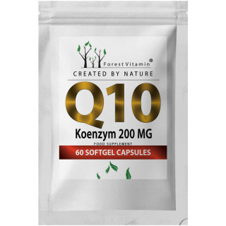 Koenzym Q10 200mg 60c, Forest Vitamin - koenzym młodości i witalności!