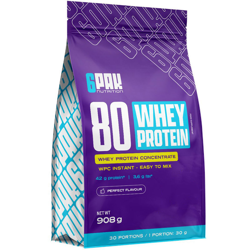 6PAK Nutrition 80 Whey Protein 908g