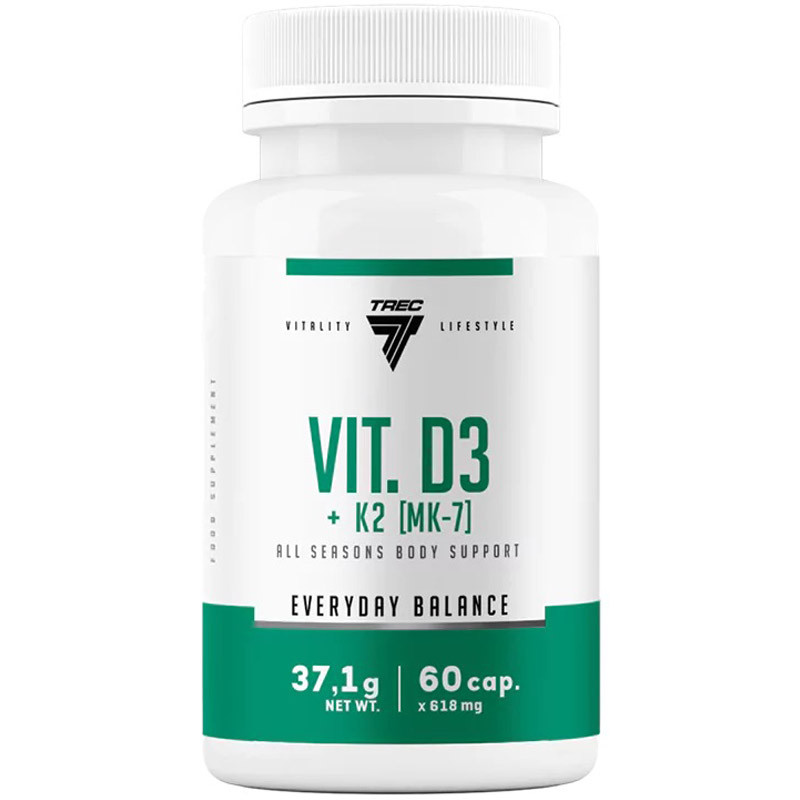 TREC Vit.D3+K2 Mk-7 60caps