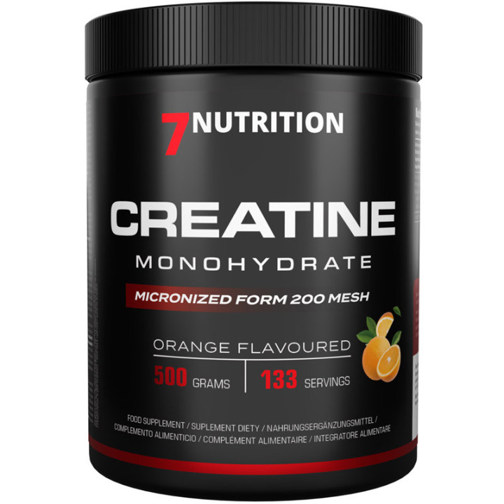 Creatine Monohydrate 500g, 7Nutrition - wspomaga procesy anaboliczne!