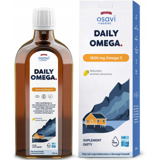 Daily Omega 250ml, Osavi - płynne źródło kwasów tłuszczowych Omega-3!
