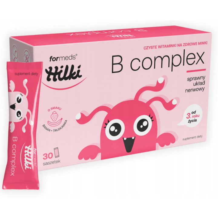 Hilki B Complex 30 saszetek, ForMeds - kompleks witamin z grupy B!