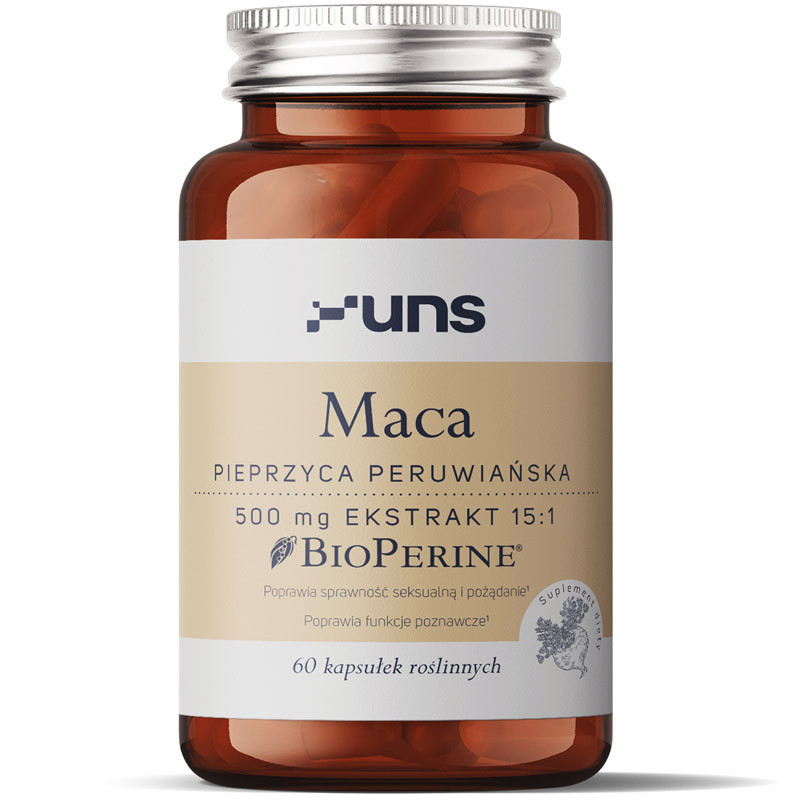 UNS Maca Pieprzyca Peruwiańska 500mg 60vegcaps