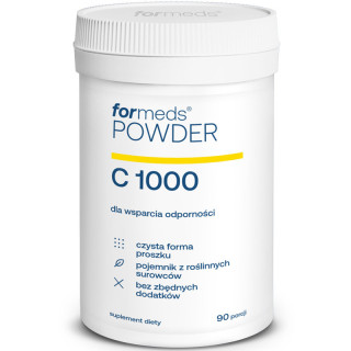 Powder C 1000 90 porcji, ForMeds – skoncentrowane wsparcie odporności!