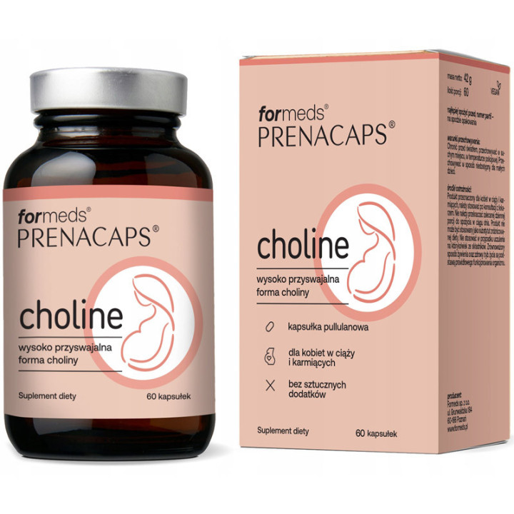 Prenacaps Choline 60 kapsułek, ForMeds – wsparcie funkcji mózgu!