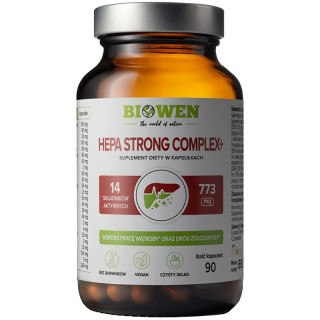 Hepa Strong Complex+ 90 kapsułek, Biowen – wsparcie dla wątroby!