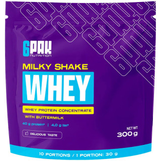 Milky Shake Whey 300g, 6Pak Nutrition – WPC z dodatkiem maślanki