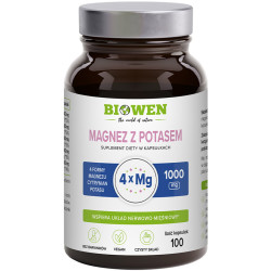 BIOWEN Magnez 4X z Potasem...