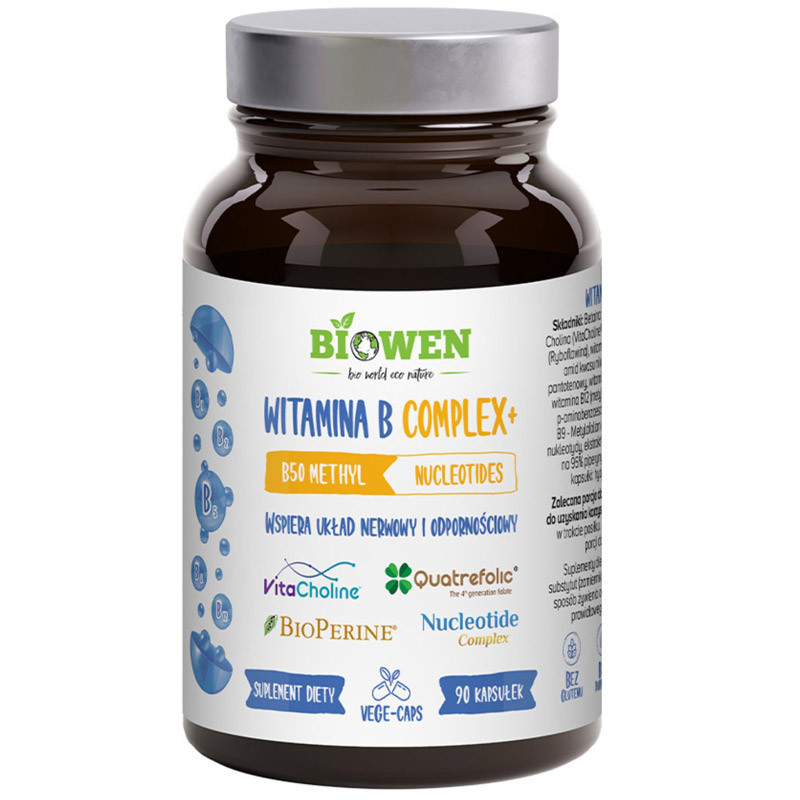 BIOWEN Witamina B Complex+ 90vegcaps