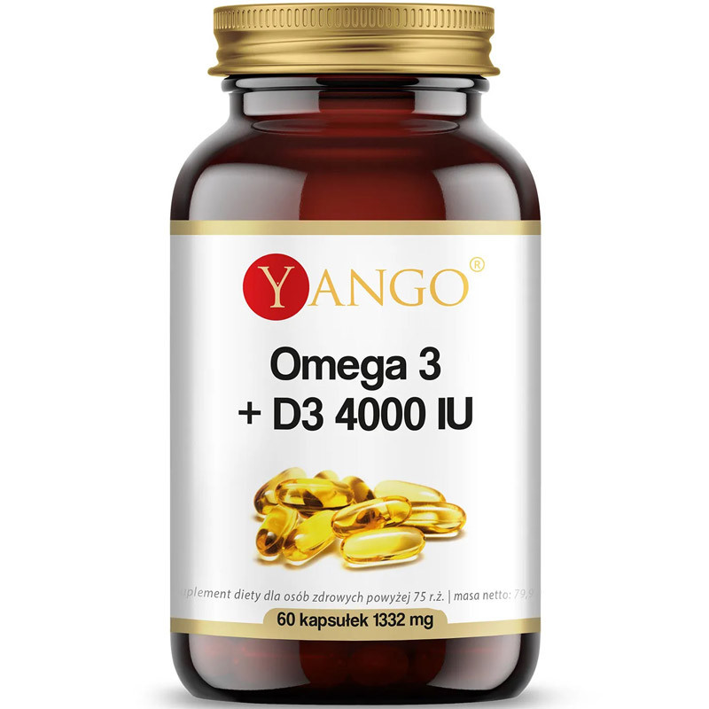 YANGO Omega 3 D3 4000 IU 60caps