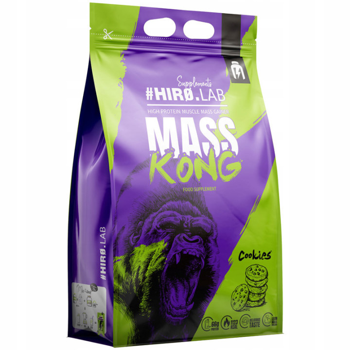Mass Kong 3000g, Hiro.Lab – moc energii i białka dla przyrostu masy!