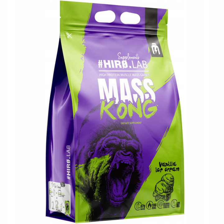 Mass Kong 3000g, Hiro.Lab – moc energii i białka dla przyrostu masy!