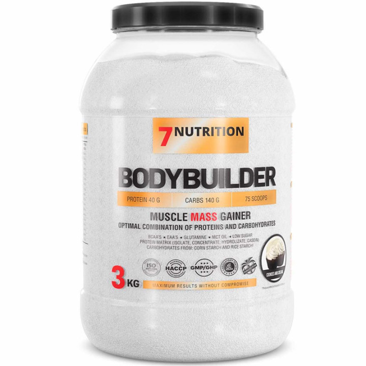 Bodybuilder 3000g,7Nutrition – kompleksowe wsparcie masy i regeneracji