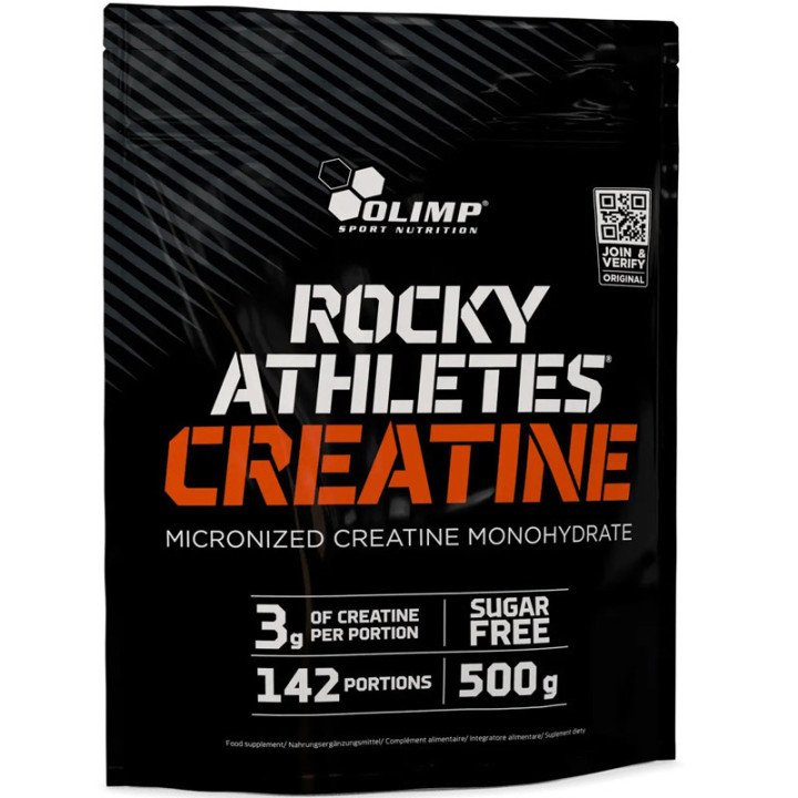 Rocky Athletes Creatine 500g, Olimp – rozbudowa masy mięśniowej!