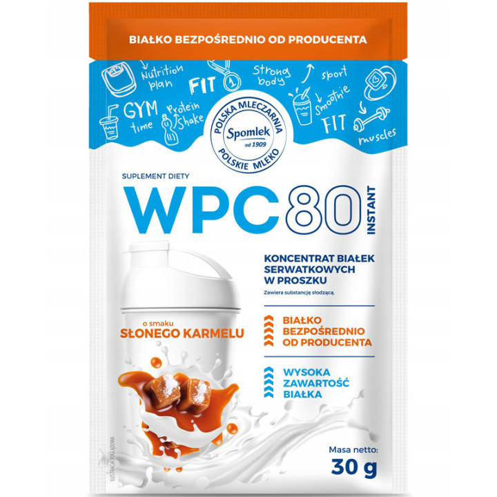 WPC 80 Instant 30g, Spomlek – wysokiej jakości koncentrat białka!